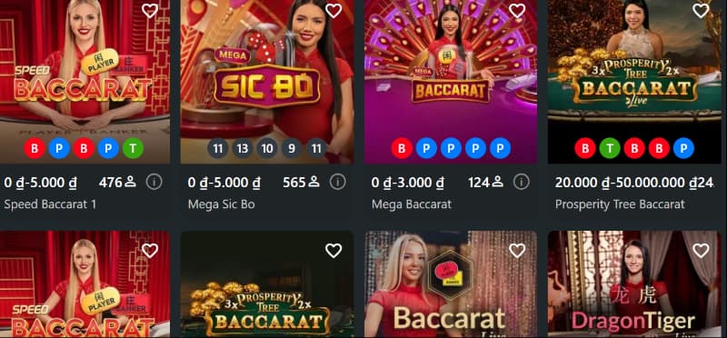 Live casino 3 Kho game cá cược casino